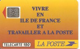 CARTE^-PUBLIC-F-137B-1990-120U-SC5 An-Trou 6-LA POSTE-Ile De France-5 Pe 21662-UTILIS EE-  TBE- - 1990