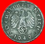 § SWASTIKA: GERMANY ★ 1 PFENNIG 1940D!  LOW START★ NO RESERVE! - 1 Reichspfennig