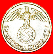 § SWASTIKA: GERMANY ★ 5 PFENNIG 1937A! LOW START★ NO RESERVE! - 5 Reichspfennig