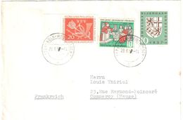 4073 KOLN WENDEINPESCH Brief Nach Frankreich France Commercy Meuse Ob 28 6 1957 Exp Albert Pick - Covers & Documents