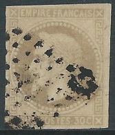 1871-72 FRANCIA COLONIE EMISSIONI GENERALI USATO NAPOLEONE III 30 CENT - R16-8 - Napoleon III