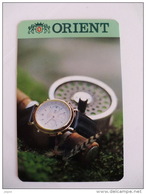 Watch/Clock Orient Pocket Calendar 1990 - Small : 1981-90