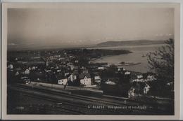 St. Blaise - Vue Generale Et Les Alpes - Photo: Perrochet-Matile - Saint-Blaise