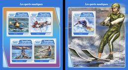 Centrafrica 2017, Sport, Water Sport, 4val In BF +BF - Water-skiing