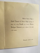 1950 CASAMIENTO, ENLACE. TARJETA. MARRIAGE, LINK. CARD. MARIAGE, LIEN. CARTE. - Andere & Zonder Classificatie