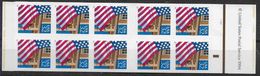 1995 ETATS UNIS Carnet C2337a** Drapeau - 1981-...