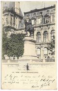 Paris - Statue D'Etienne Marcel - Postmark 1902 - Statues