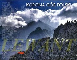 2017.06.30. Crown Of Poland Mountains Block ** Imperforated - Nuevos