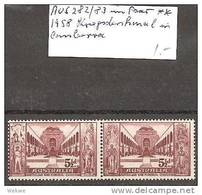 AusMi.Nr.282-83 Im Paar**,  AUSTRALIEN - 1958 Kriegsdenkmal In Canberra Australien - Mint Stamps