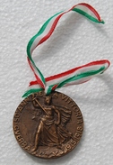 Medaglia 50° Anniversario Della Vittoria Guerra 1915-1918 - Professionnels/De Société