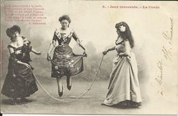 Jeux Innocents , La Corde , 1904 , CPA ANIMEE - Humor