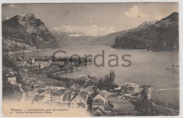 Switzerland - Weesen - Leistkamm Und Alvierkeffe - Werbung - Hotel Pension Du Lac - Weesen