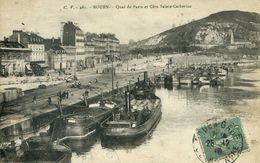 N°55298 -cpa Rouen -le Remorqueur Alma- - Sleepboten