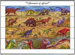 TANZANIE: Animaux Prehistoriques. (YVERT 1091/1106)  **Faune Préhistorique Prehistoric Animals - Préhistoriques