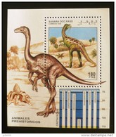 SAHARA  Animaux Prehistoriques, Prehistoire. BF De La SERIE 4 Emise En 1995. **  MNH - Préhistoriques