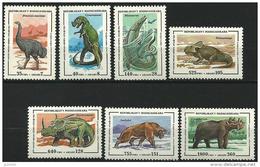 MADAGASCAR, Prehistoire, Animaux Prehistoriques, (Yvert 1338/44)  MNH, Neuf Sans Charniere - Prehistorics