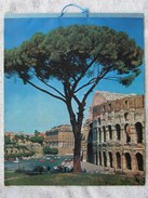 Calendrier 1964 Assurances Mesureur-Gueur & Esselen - Charleroi - Photos Rome , Malaga , Paris , Cambridge , ...(4385) - Big : 1961-70