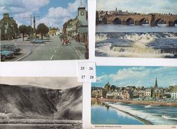 4 POSTCARDS OF DUMFRIES AND MOFFAT - DUMFRIES AND GALLOWAY AREA - SCOTLAND - Dumfriesshire