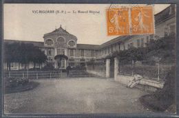 Carte Postale 65. Vic-de-Bigorre  Le Nouvel Hopital  Trés Beau Plan - Vic Sur Bigorre