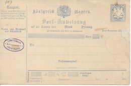 Bavaria 1880 Post-Anweieung (*) A 24 - Andere & Zonder Classificatie