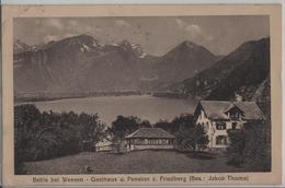 Betlis Bei Weesen - Gasthaus Und Pension Zum Friedberg (Bes. Jakob Thoma) - Photo: Schönwetter-Elmer - Weesen