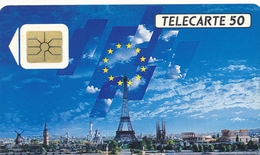Télécarte  F103 DIMENSION EUROPEENNE  50 Unités Vide état TB  COTATION 6€ Bien Lire Descriptif ! - 1989