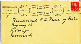Norway Cover Sent To Denmark Oslo 31-10-1961 (Stött Landsforeningen Mot Kreft) - Cartas & Documentos