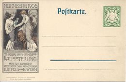 Bavaria 1906 Postkarte (*) PP 15 (Nurnberg Ausstellung) - Autres & Non Classés