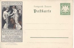 Bavaria 1906 Postkarte (*) PP 16 (Nurnberg Ausstellung) - Autres & Non Classés