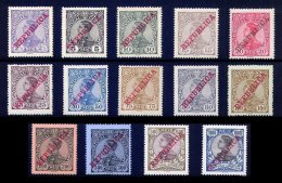 PORTUGAL, AF 170/83, Yv 168/81, * MLH, F/VF, Cat. € 130,00 - Used Stamps