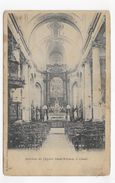 CONDE - INTERIEUR DE L' EGLISE SAINT WASNON - PETITES TACHES ET LEGERS PLIS - CPA NON VOYAGEE - Conde Sur Escaut