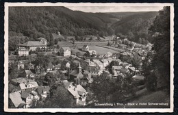 A2870 - Alte Ansichtskarte - Schwarzburg - über Saalfeld - Landpost Landpoststempel Rudolf Bechstein SBZ 1946 - Saalfeld