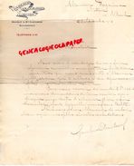 87 - LIMOGES- LETTRE MANUSCRITE SIGNEE GRAVELAT & CHANTEMEDE- GABEAUD - 6 PLACE JOURDAN- 1913 ASSURANCE JUSTICE - Banque & Assurance
