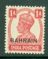 Bahrain: 1942/45   KGVI     SG41     1a    MH - Bahreïn (...-1965)