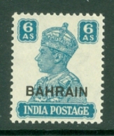 Bahrain: 1942/45   KGVI     SG48     6a    MH - Bahreïn (...-1965)