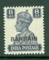 Bahrain: 1942/45   KGVI     SG49     8a    MH - Bahreïn (...-1965)