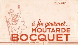 BUVARD MOUTARDE BOCQUET YVETOT - Moutardes