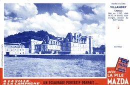 BUVARD PILE MAZDA VILLANDRY CHATEAU - Piles