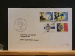 65/299A  LETTRE  VAT.  2008 - Storia Postale