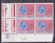 N° 127  Préoblitérés  Type Monnaie Gauloise: Coins Datés 14.2.69 - Préoblitérés