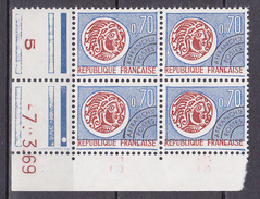 N° 129  Préoblitérés  Type Monnaie Gauloise: Coins Datés 7.3.69 - Préoblitérés