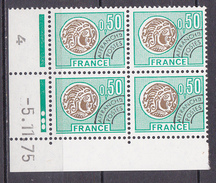 N° 138  Préoblitérés  Type Monnaie Gauloise: Coins Datés 5.11.75 - Préoblitérés