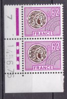 N° 141  Préoblitérés  Type Monnaie Gauloise: Bloc  Coins Datés 14.6.76 - Precancels