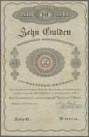 00115 Austria / Österreich:  Privilegirte Oesterreichische National-Bank 10 Gulden 1825, P.A62a, Extraordinary Good Cond - Autriche