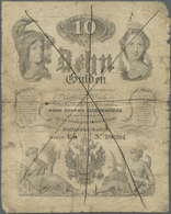 00122 Austria / Österreich: Privilegirte Oesterreichische National-Bank 10 Gulden 1847, P.A76, Pen Cancelled In Well Wor - Autriche