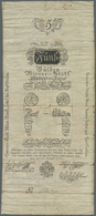 00084 Austria / Österreich: Wiener Stadt-Banco Zettel 5 Gulden 1796, P.A22a, Great Condition For The Age Of The Note Wit - Austria