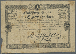 00103 Austria / Österreich: Privilegierte Vereinigte Einlösungs- Und Tilgungs-Deputation 1 Gulden 1811, P.A44a In Used C - Autriche