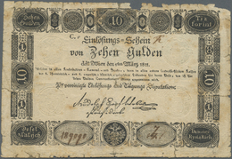 00105 Austria / Österreich: Privilegierte Vereinigte Einlösungs- Und Tilgungs-Deputation 10 Gulden 1811, P.A47a In Well - Austria