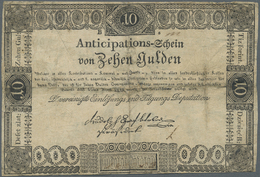 00111 Austria / Österreich: Privilegierte Vereinigte Einlösungs- Und Tilgungs-Deputation 10 Gulden 1813, P.A52a In Used - Autriche