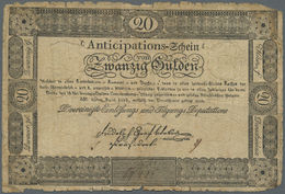 00112 Austria / Österreich: Privilegierte Vereinigte Einlösungs- Und Tilgungs-Deputation 20 Gulden 1813, P.A53a, Highly - Austria